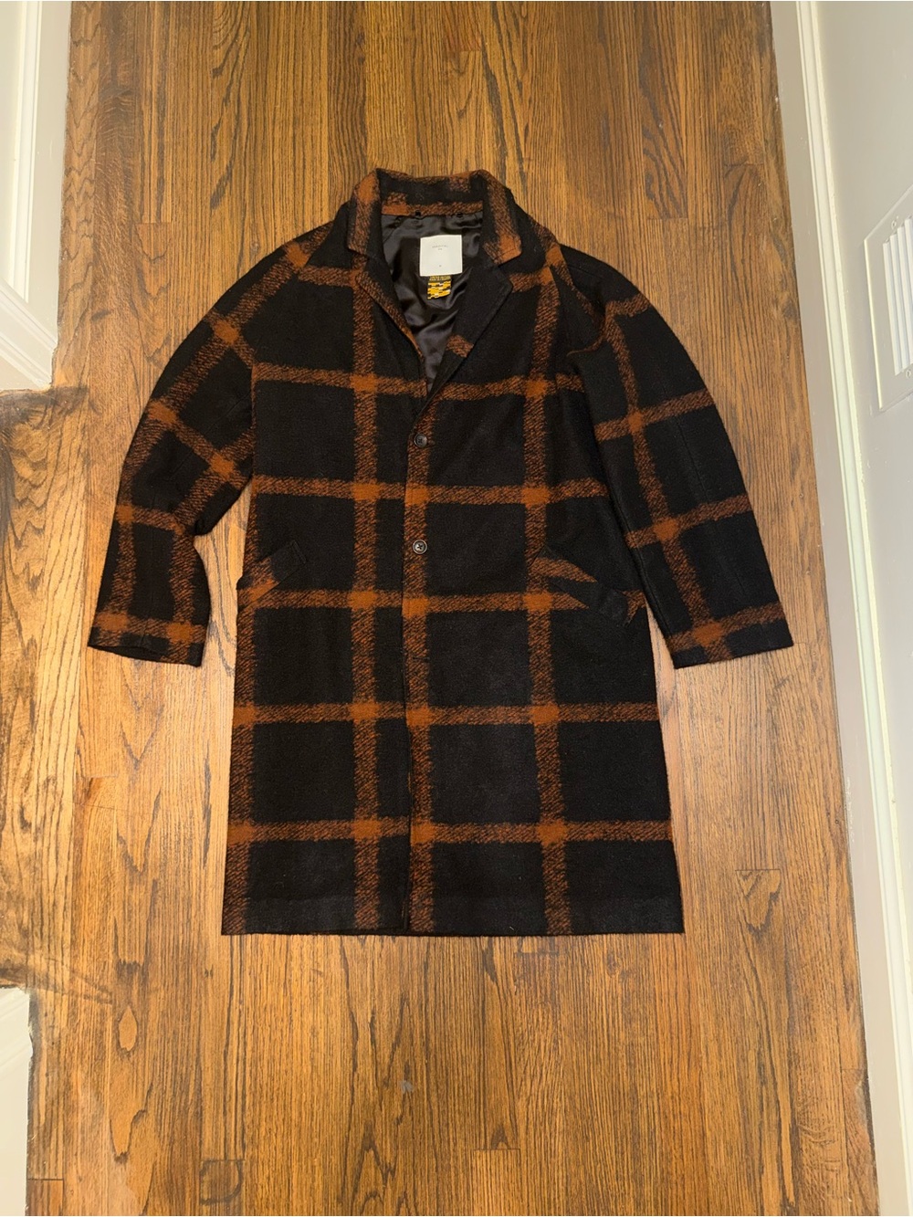 Percival Limited Edition Checked Wool Trench Coat